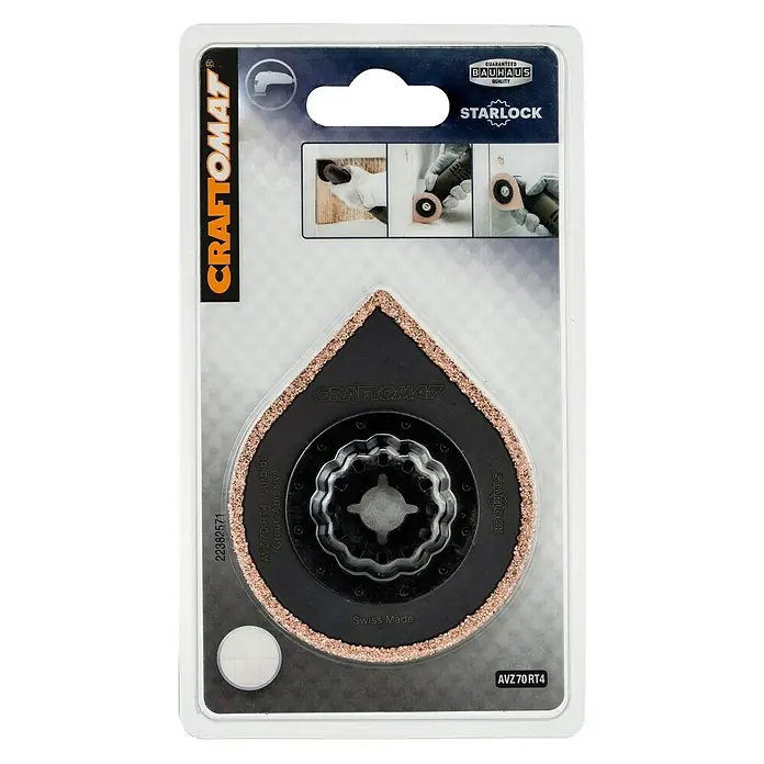 Craftomat Segmentni list za pilu od tvrdog metala - 70 mm - Pogled sprijeda