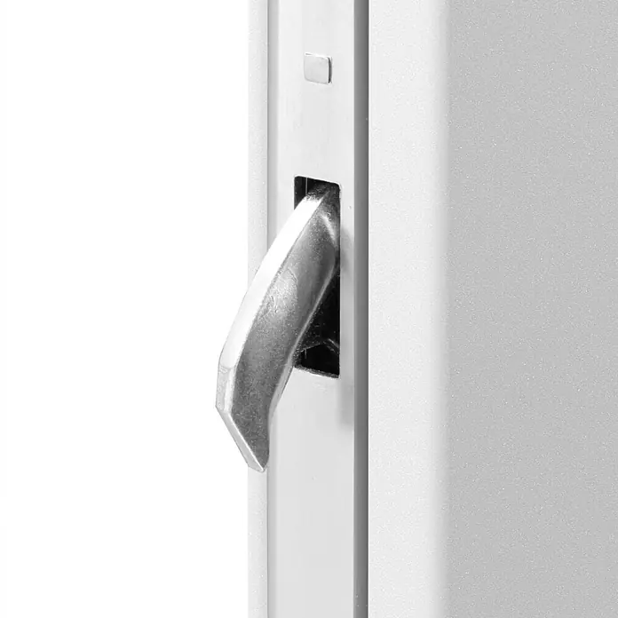 Splendoor Haustür Thermodoor SP50W - 110 x 210 cm, DIN Anschlag: Rechts, Weiß - Detailaufnahme