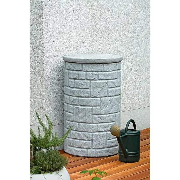 Regentonne Arcado - 230 l, Granitfarben - Stimmungsaufnahme