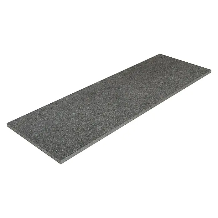 Terrassenfliese Cera 2.0 - 60 x 120 x 2 cm, Basaltgrau, Matt - Diagonale Ansicht