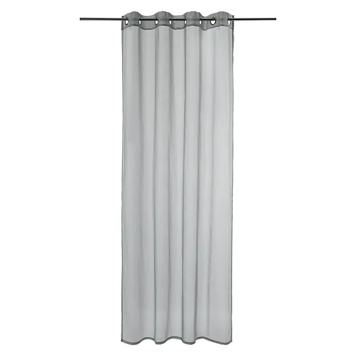 Expo Ambiente Zastor s oknima Mia - 135 x 245 cm, Svijetlosive boje - Pogled sprijeda