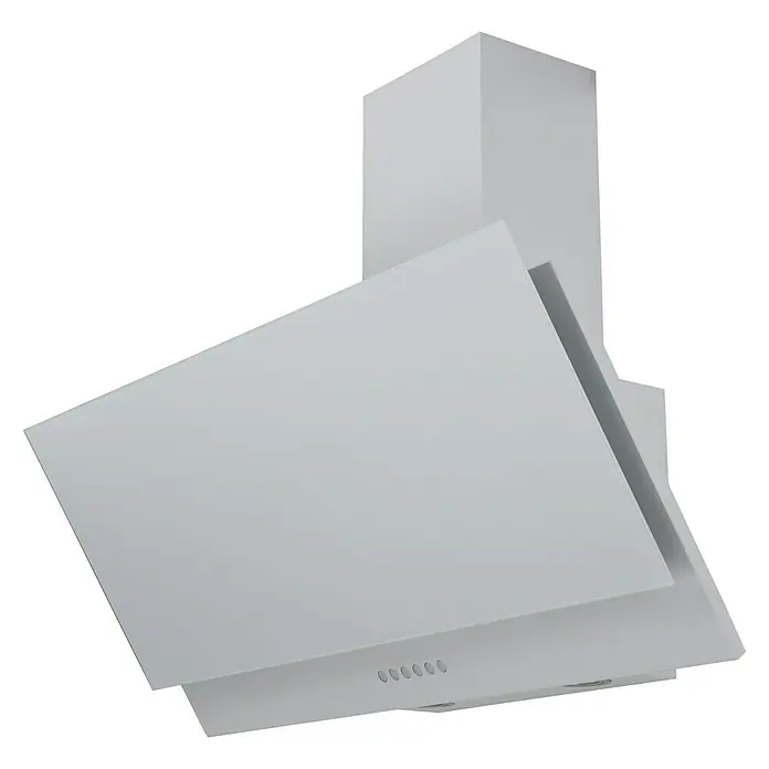 Respekta Schräghaube CH 66038-90WAM - Breite: 89,5 cm, Max. Luftleistung: 619,31 m³/h, Weiß - Diagonale Ansicht