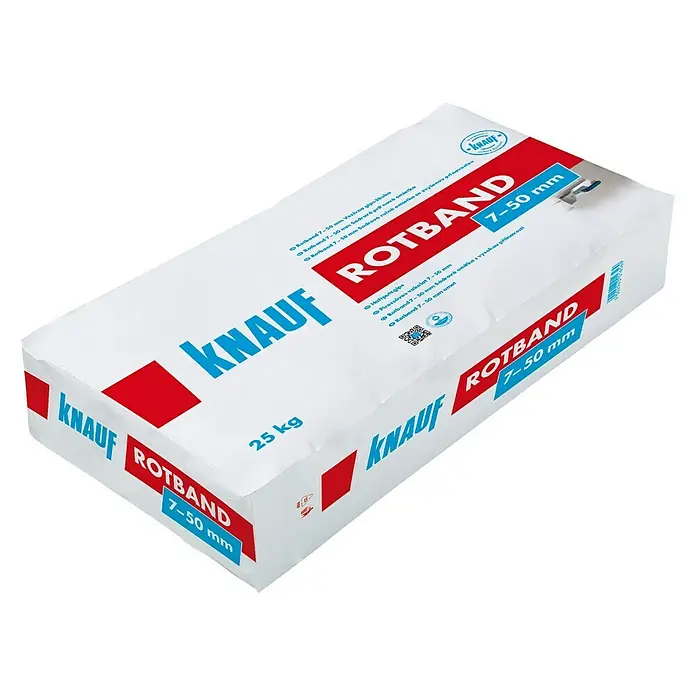 Knauf Rotband Haftputzgips - 25 kg, Hellgrau