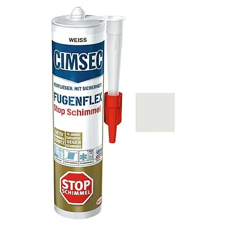 Cimsec  Silikon-Dichtungsmasse Fugenflex Stop Schimmel