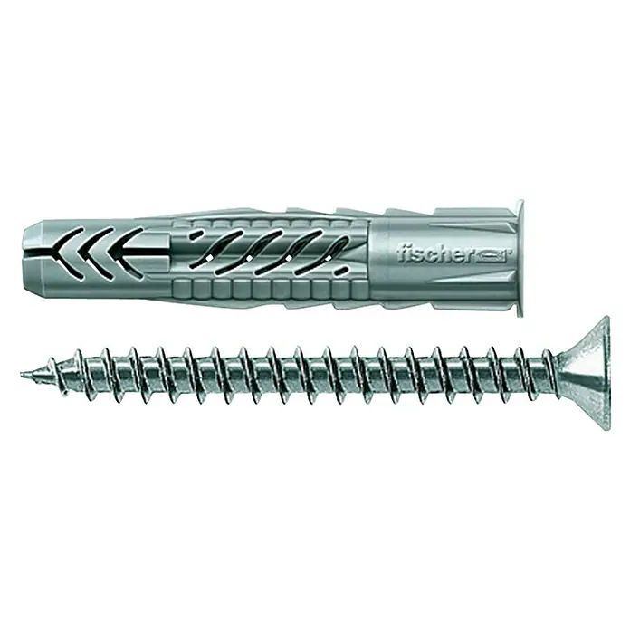 Fischer Universaldübel UX 10 x 60 S/20 - Durchmesser Dübel: 10 mm, Länge Dübel: 60 mm - Vorderansicht