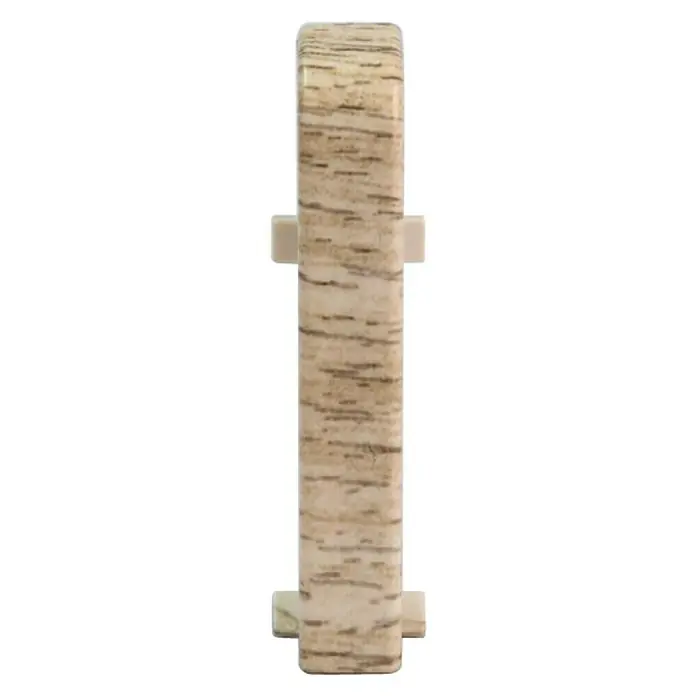 Egger Übergangskappe - Eiche mittel, 2 Stk., Passend für: Egger Sockelleisten 17 x 60 mm - Vorderansicht