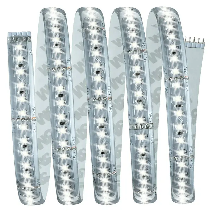 Paulmann LED-Band MaxLED Basisset 1000 - 1,5 m, Tageslichtweiß, 17 W, Einsatzbereich: Wohnzimmer - Vorderansicht