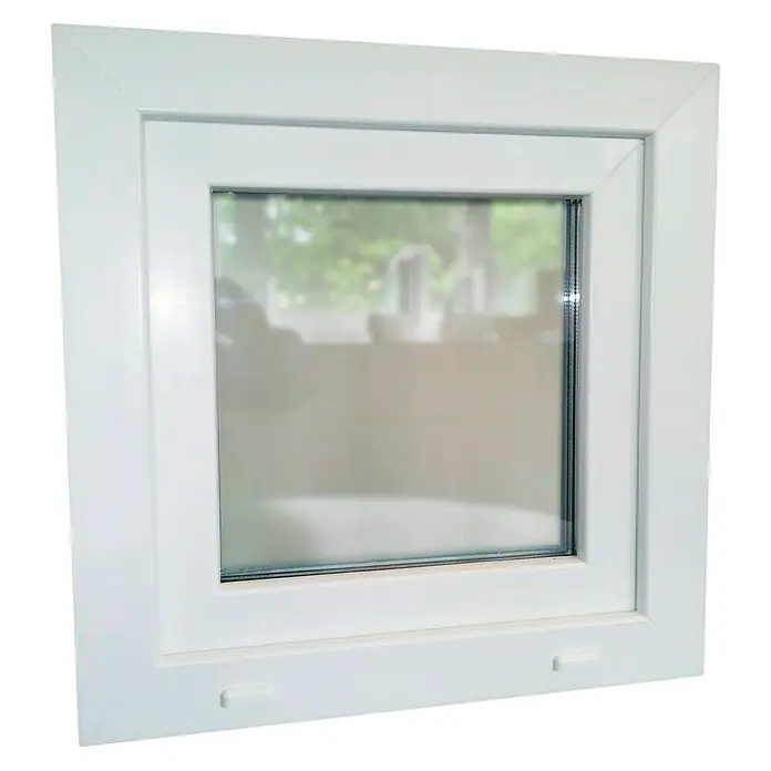 Solid Elements Ventana de PVC Practicable-Oscilobatiente - An x Al: 60 x 60 cm, Derecha, Blanco, Sin persiana