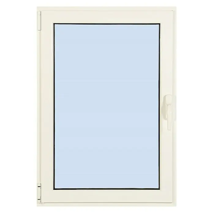 Solid Elements Ventana de aluminio Practicable - 60 x 100 cm, Izquierda, Blanco, Sin persiana