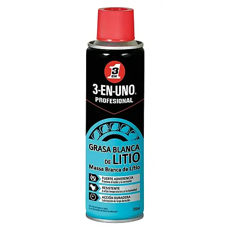 3 en 1  Grasa blanca en lata