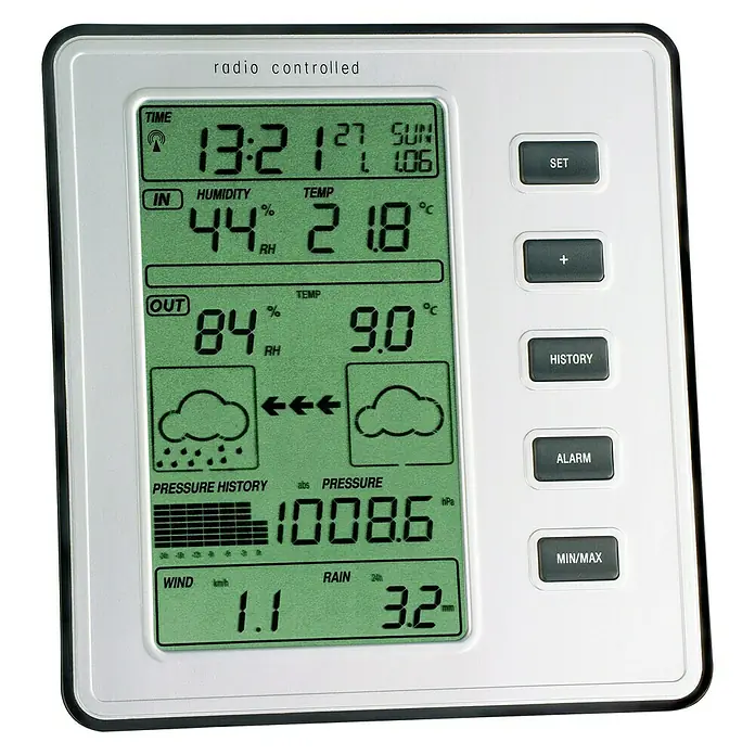 TFA Dostmann Weerstation TFA 35,1077 - Weergave: Digitaal