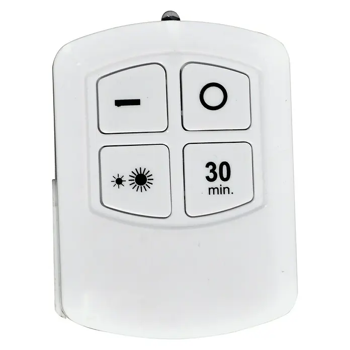 Voltomat Luz a pilas Smart-Push-Light - Número de puntos de luz: 5 ud., Blanco, Plateado, 3 ud. - Vista frontal