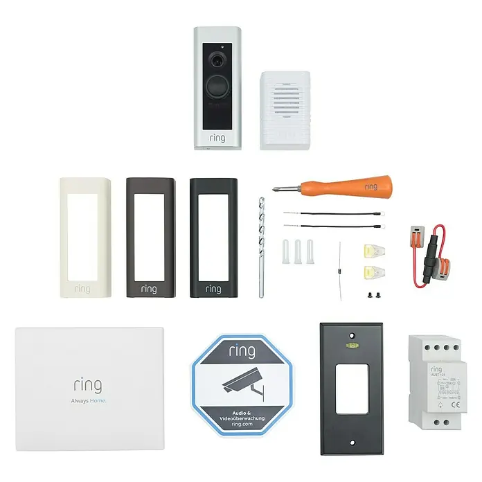 Ring Türklingel mit Kamera Video Doorbell Pro - 1.920 x 1.080 Pixel (Full HD), WLAN mit WPA2 Verschlüsselung, IP64 - Detailaufnahme