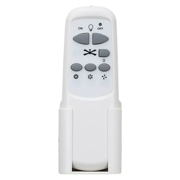Proklima Deckenventilator - 131 cm, Schwarz, 60 W - Vorderansicht