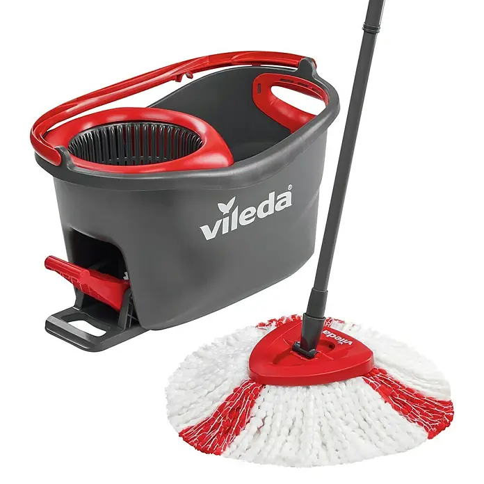 Vileda Easy Wring+Clean Wischmop-Set SuperMocio - Mikrofaser, 5 -tlg.