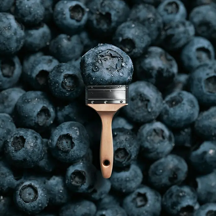 SCHÖNER WOHNEN-Farbe Wandfarbe Trendfarbe - Blueberry, 1 l, Matt, Konservierungsmittelfrei - Stimmungsaufnahme
