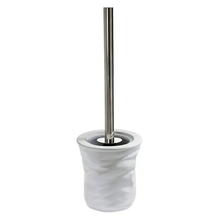 Spirella Crack Escobillero - Gres porcelánico, Blanco