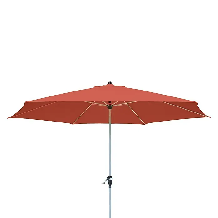 Doppler Active Kurbelschirm Auto Tilt - Terracotta, Durchmesser: 320 cm - Vorderansicht