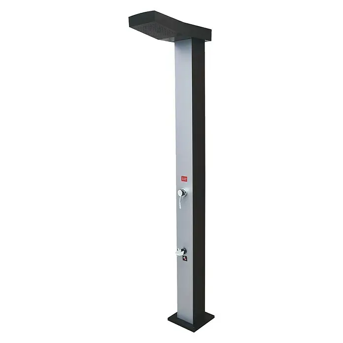 Steinbach Solardusche Speed-Shower Deluxe - Höhe: 210 cm, Fassungsvermögen: 40 l, Wassertemperatur regelbar, Schwarz