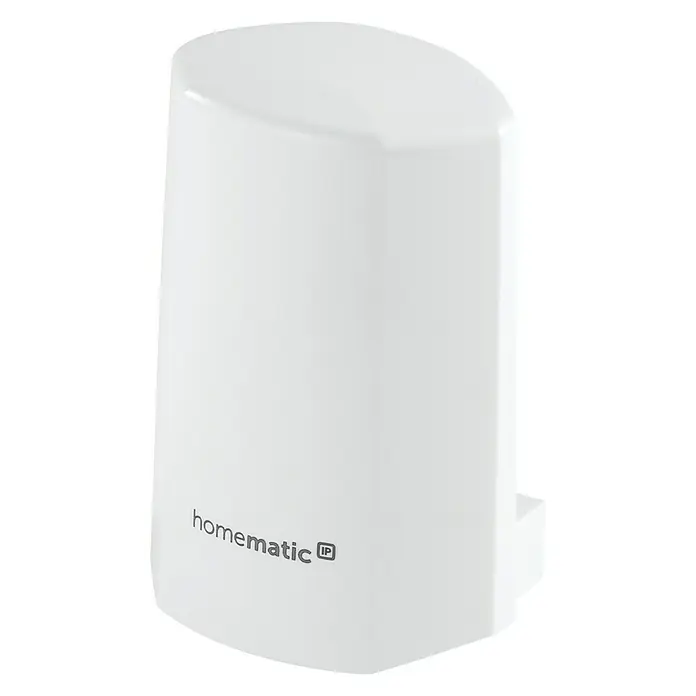 Homematic IP Funk-Temperatursensor HmIP-STHO - Weiß, 5,9 x 8,2 x 4,1 cm, Batteriebetrieben, IP44 - Linke Seitenansicht