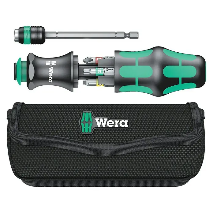 Wera Umsteckschraubendreher Kraftform Kompakt 20 Tool Finder 1 - ¼″ - Vorderansicht