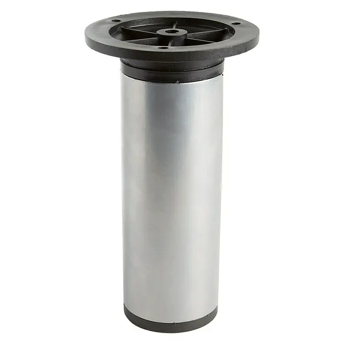 Pata para muebles 973 - Ø x L: 50 mm x 15 cm, Aluminio