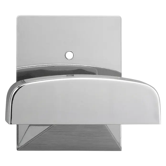 Inofix Colgador adhesivo 2045 - 1 ud., Cromo, Cuadrado