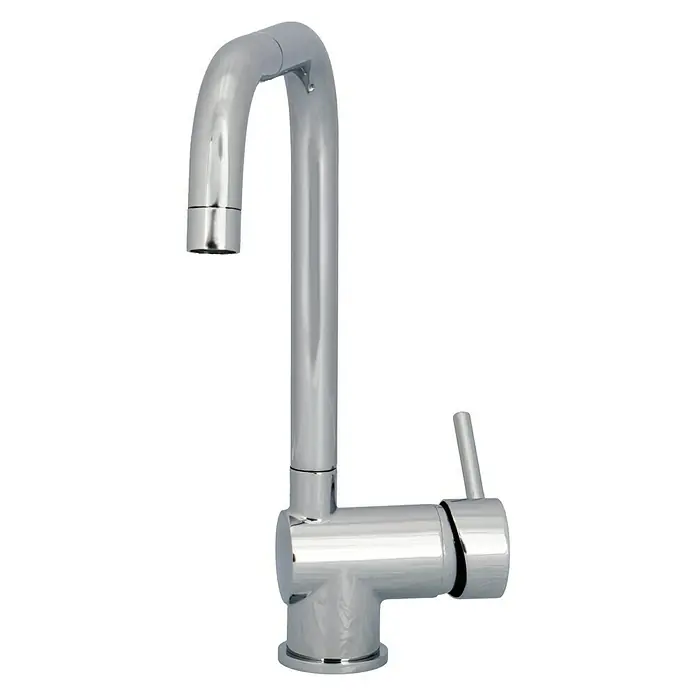 Mixomat Grifo de cocina Swing - Cromo, Brillante - Vista angular
