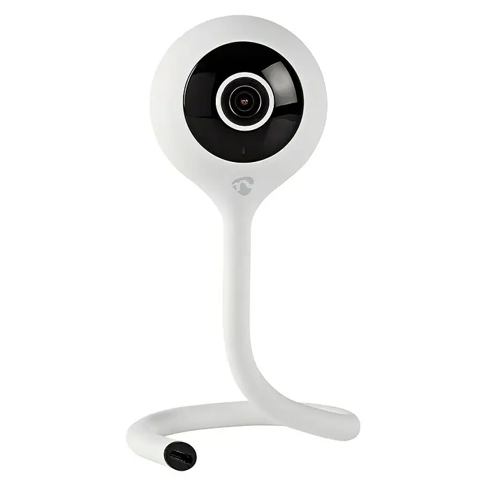 Nedis Smartlife IP-Innenkamera mit Klimasensor - Weiß, Netzbetrieben, 1.280 x 720 Pixel - Vorderansicht