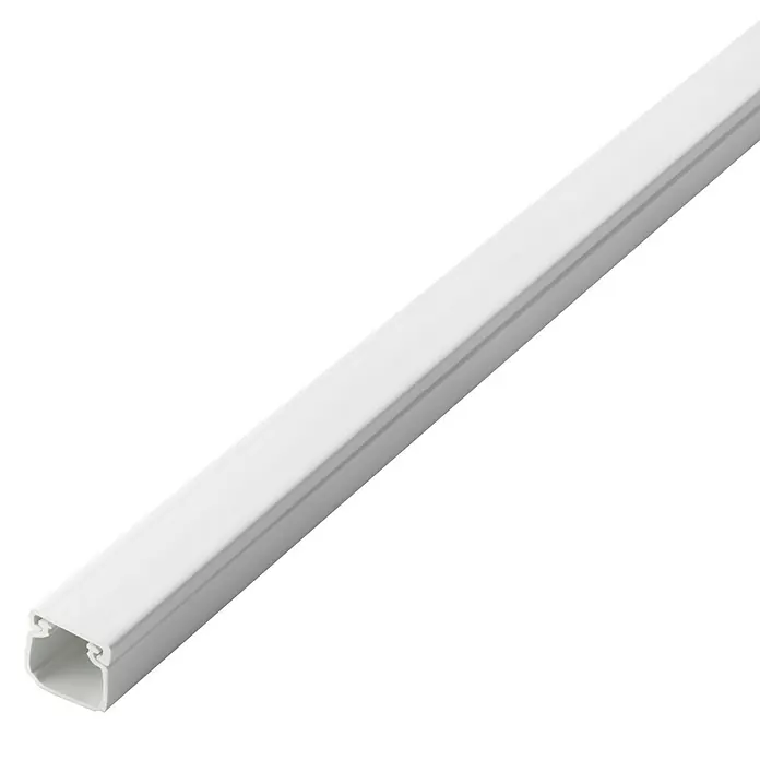 Inofix Canaleta para cables adhesiva - L x An x Al: 200 x 1,6 x 1,6 cm, Blanco