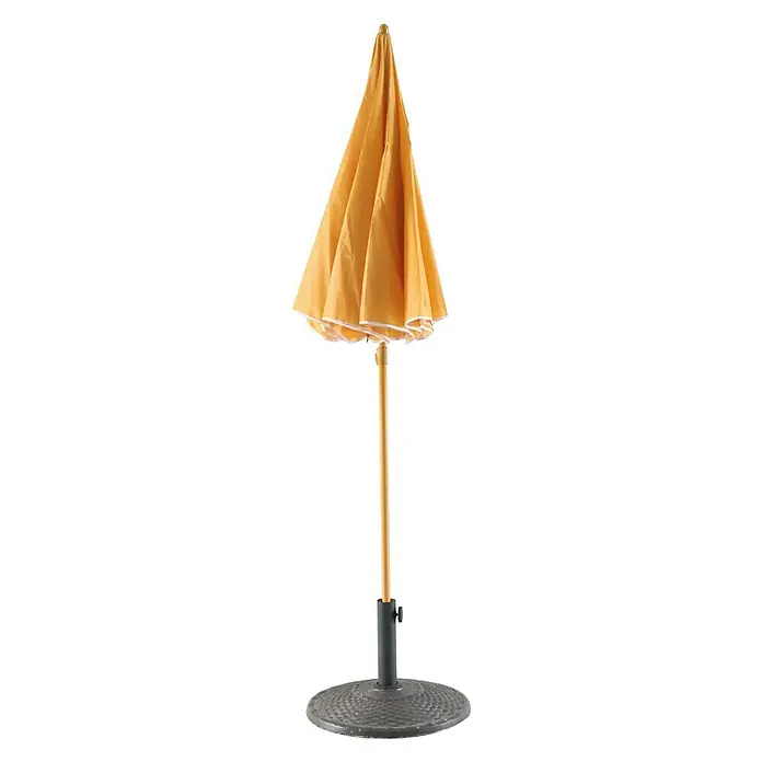 Sunfun Suncobran za plažu - Promjer: 180 cm, Žute boje - Pogled sprijeda