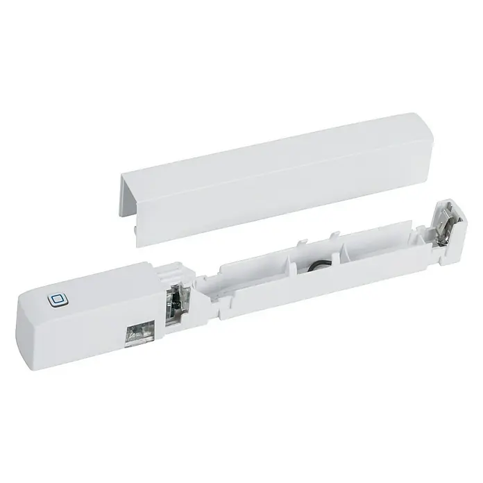 Homematic IP Funk-Fensterkontakt HmIP-SWDO-PL - Weiß, Batteriebetrieben, 2 x 1,6 x 14,7 cm - Detailaufnahme