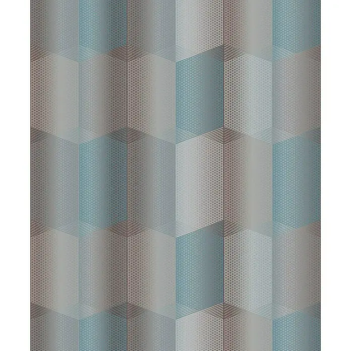 Papel pintado Geo Difuminado - Azul, Ondas, 10 x 0,53 m
