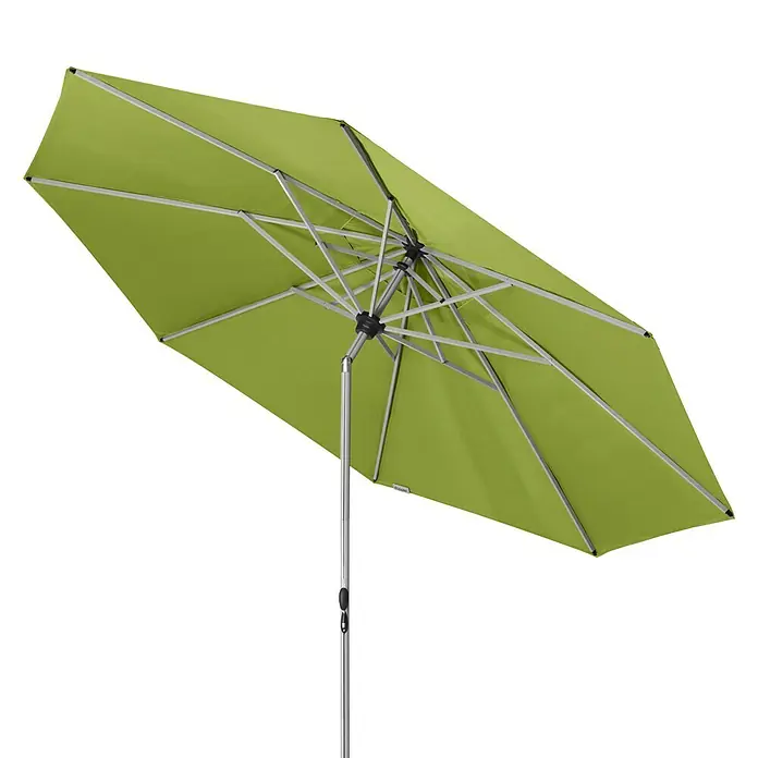 Doppler Sonnenschirm Active Teleskop - Fresh Green, Durchmesser: 333 cm - Rechte Seitenansicht