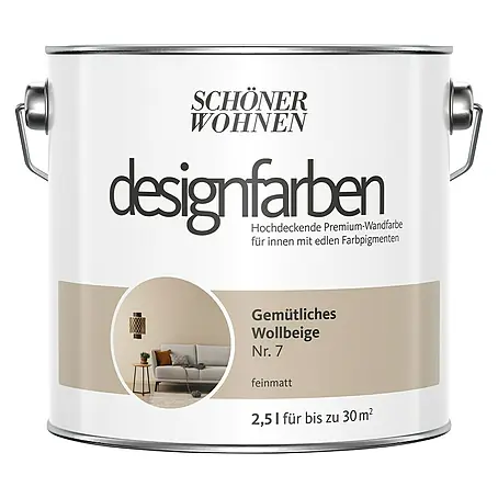 SCHÖNER WOHNEN-Farbe  Wandfarbe Designfarbe