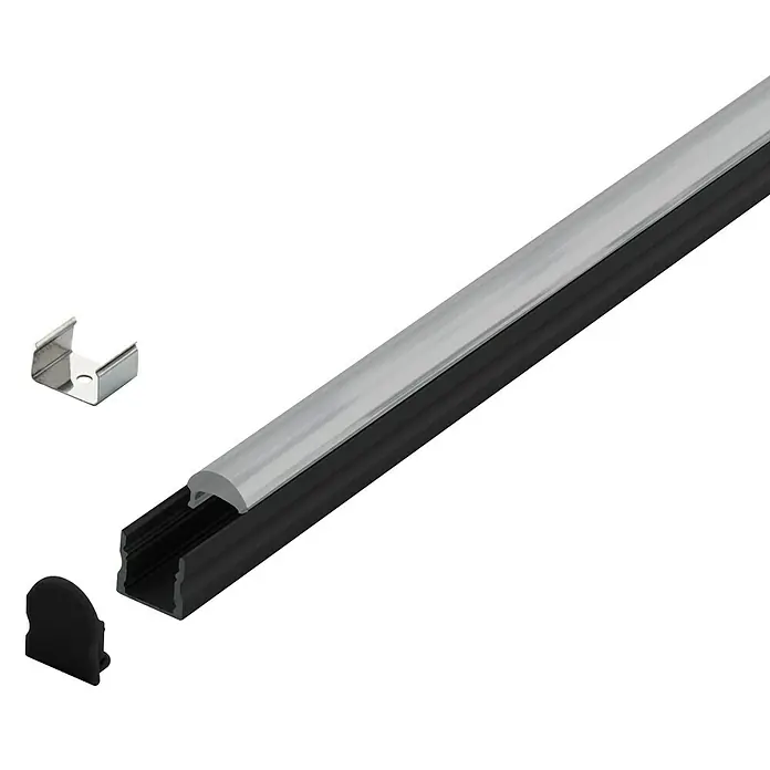 Eglo Profil Surface Profile 3 - 100 x 1,7 x 2 cm, Schwarz, Aluminium - Vorderansicht