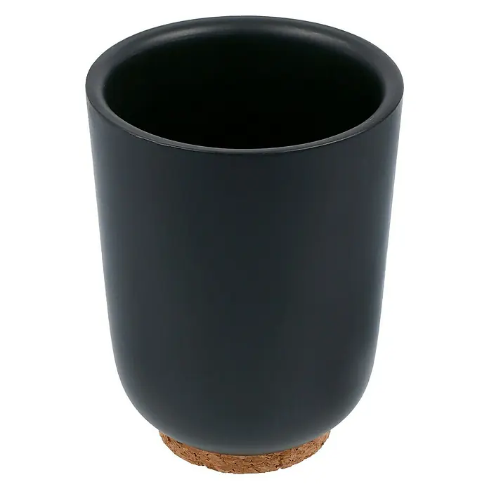 Venus Ivo Zahnputzbecher - Polyresin, Schwarz - Vorderansicht