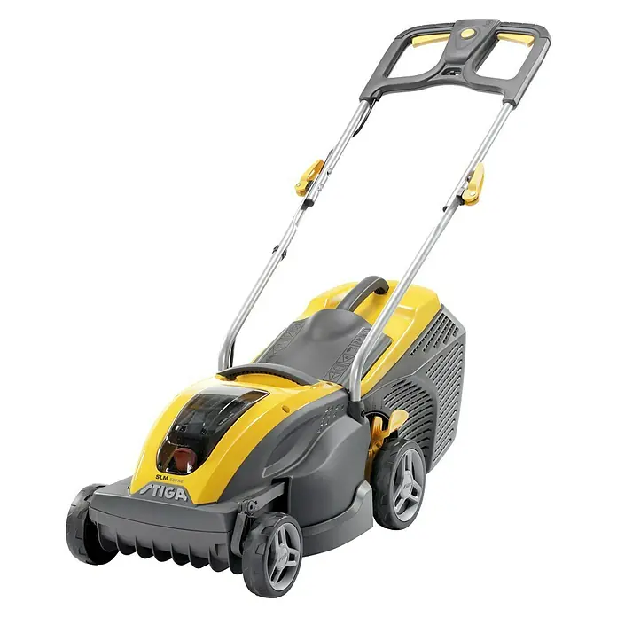 Stiga Accu Grasmaaier SLM 536 AE - 48 V, 1 accu, 2 Ah, Snijbreedte: 34 cm - Zijaanzicht links