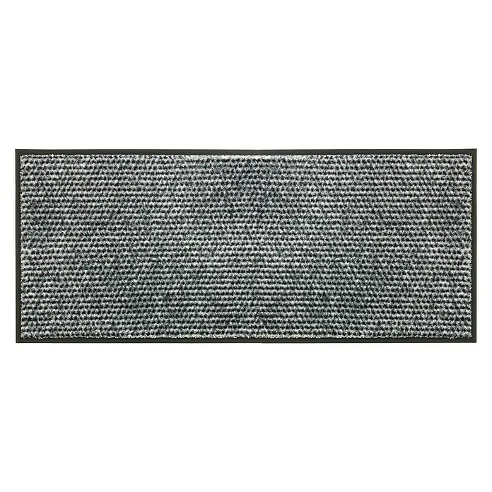SCHÖNER WOHNEN-Kollektion Sauberlaufmatte Punkte - Silber, 150 x 67 cm - Ansicht von oben