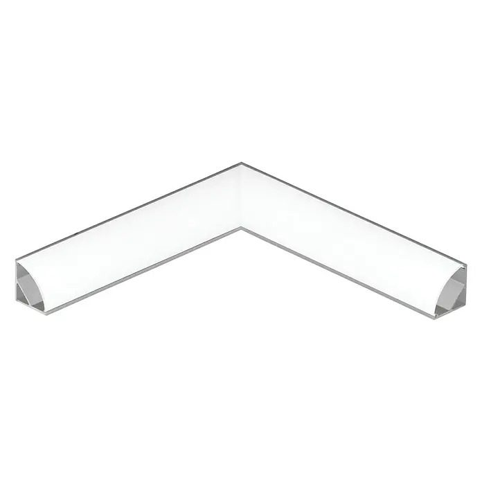 Eglo Eckverbinder Corner Profile 1 links - Aluminium, 11 cm, Aluminium - Vorderansicht