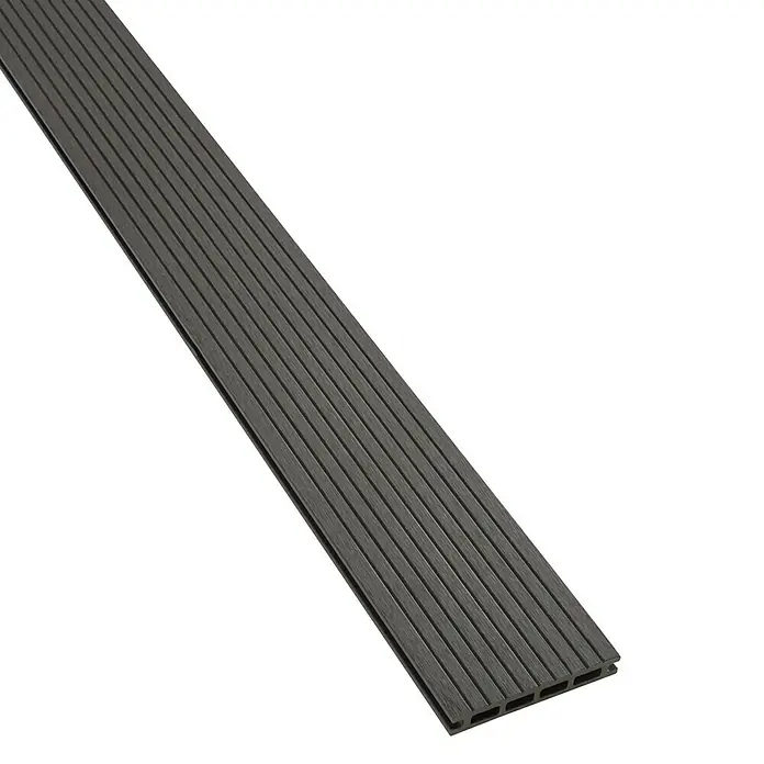 WPC daska za terasu - 300 x 13,5 x 2,1 cm, Tamnosmeđe boje - Detaljan prikaz