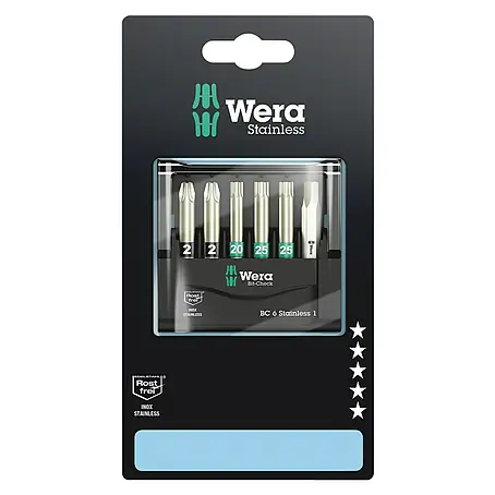 Wera  Komplet bit nastavaka Bit-Check Stainless