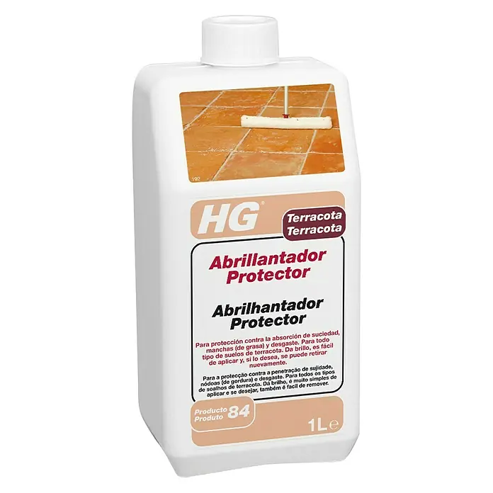 HG Abrillantador protector Terracota - 1 l, Botella