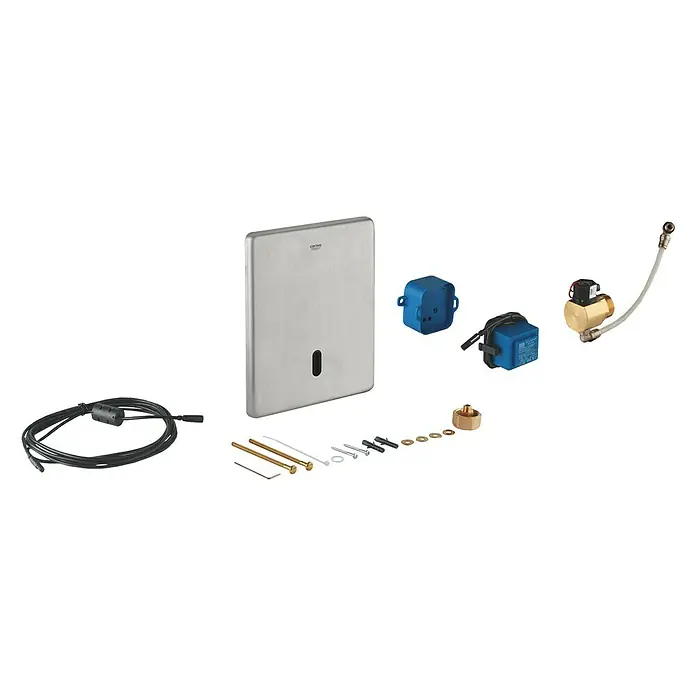 Grohe Betätigungsplatte Tectron Skate - Edelstahl, Infrarot-Steuerung, Geeignet für: WC-Druckspüler - Diagonale Ansicht