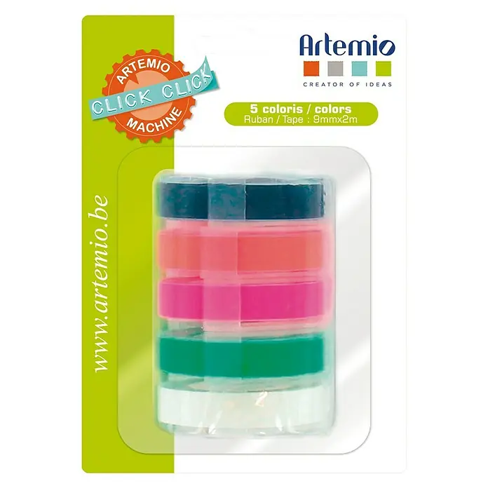 Artemio Cinta para manualidades Fluorescentes - Multicolor, Largo: 2 m