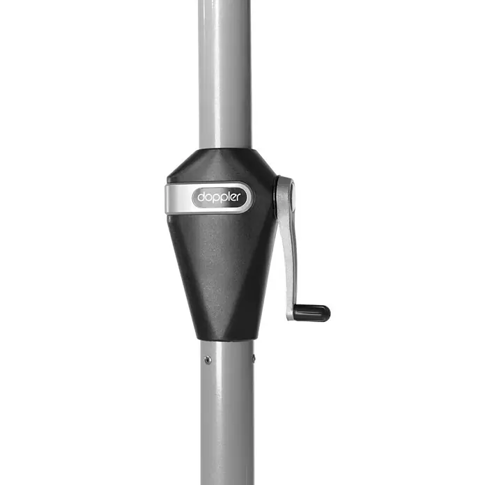 Doppler Active Kurbelschirm - Terracotta, Durchmesser: 376 cm - Detailaufnahme