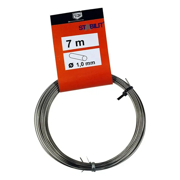 Stabilit Čelična nehrđajuća žica - Ø x D: 1 mm x 7 m, Plemeniti čelik AISI 304 - Pogled sprijeda