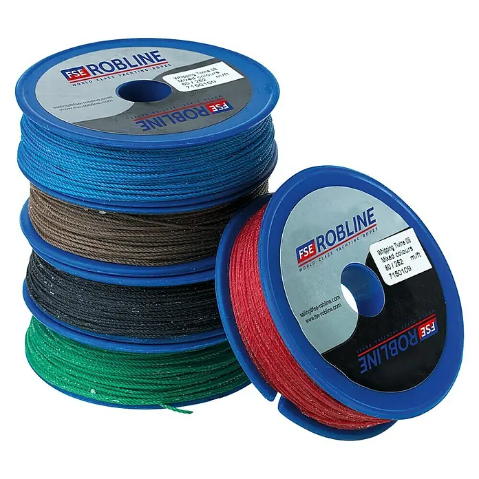 Robline Takelgarn - Ø x L: 0,8 mm x 80 m, Farbig sortiert - Diagonale Ansicht