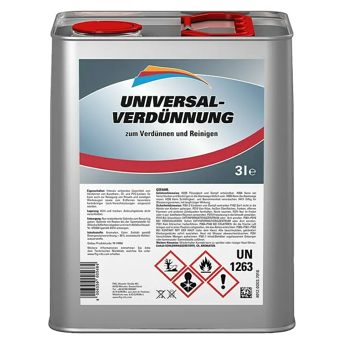 Universalverdünnung - 3 l - Vorderansicht