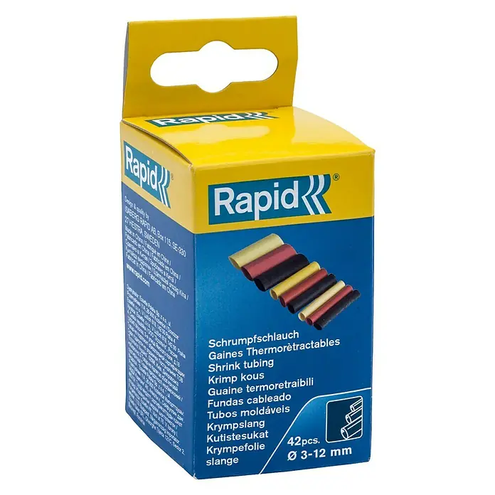 Rapid Set termoskupljajućih bužira - Promjer: 3 mm - 12 mm, 36 -dij. - Dijagonalni pogled